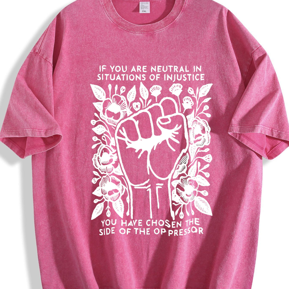 Feminist Rights Summer Vintage Washed T-Shirt product image 7