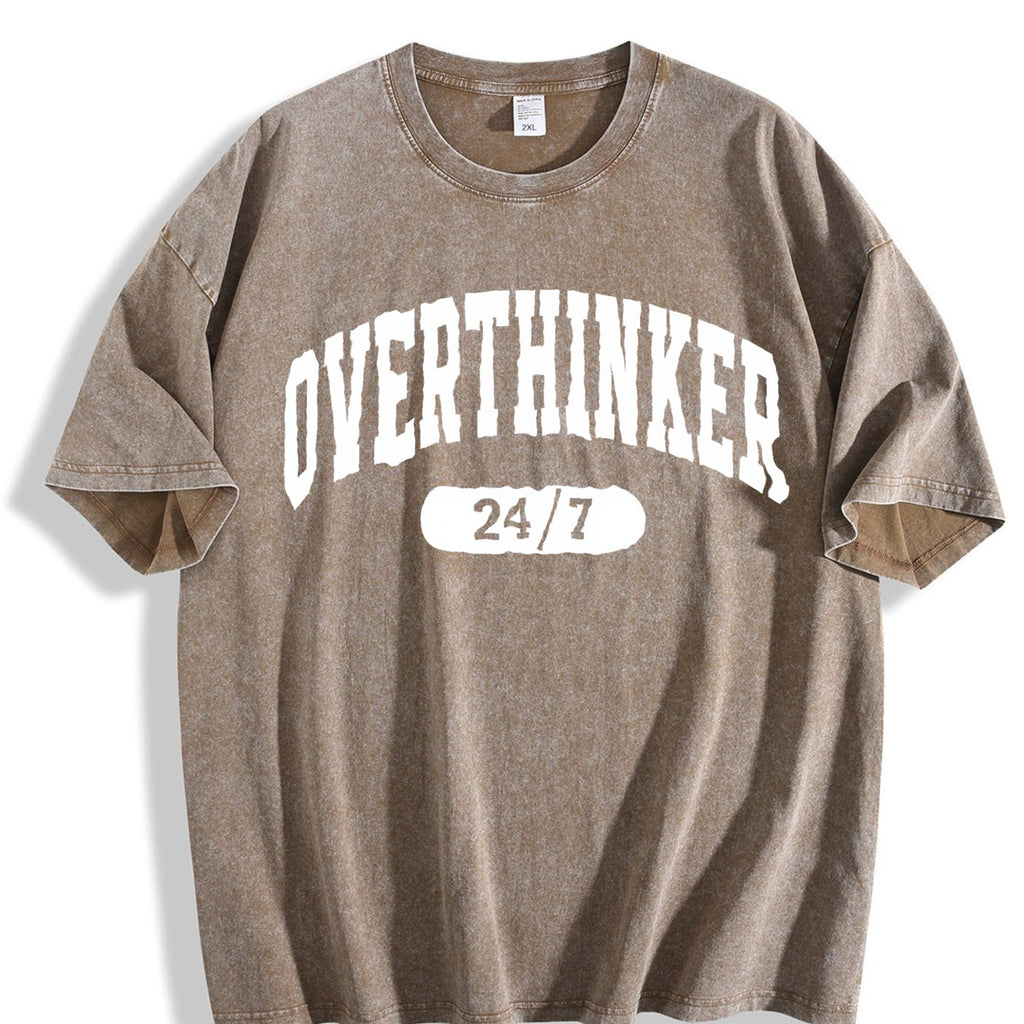 Overthinker Vintage Washed T-Shirt product image 3