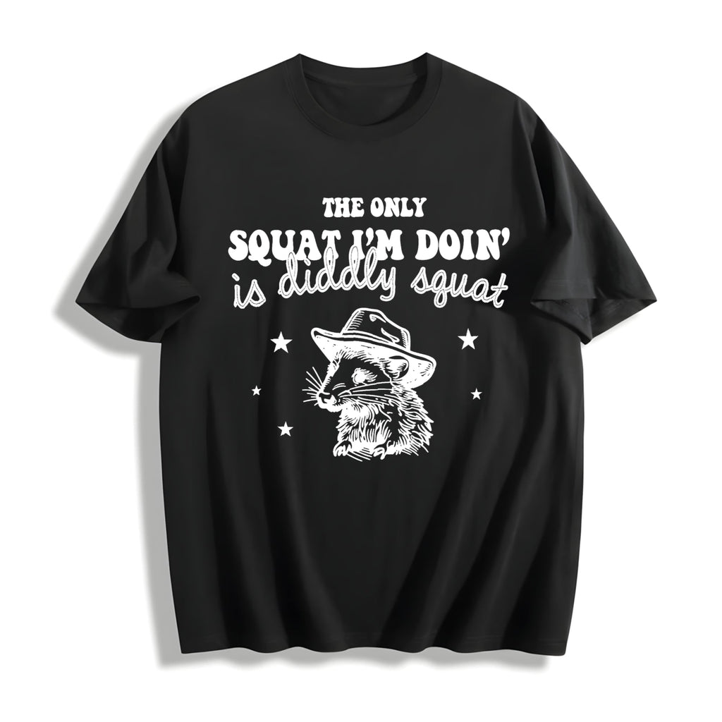 Diddly Squat Possum Funny Cotton T-Shirt product image 1