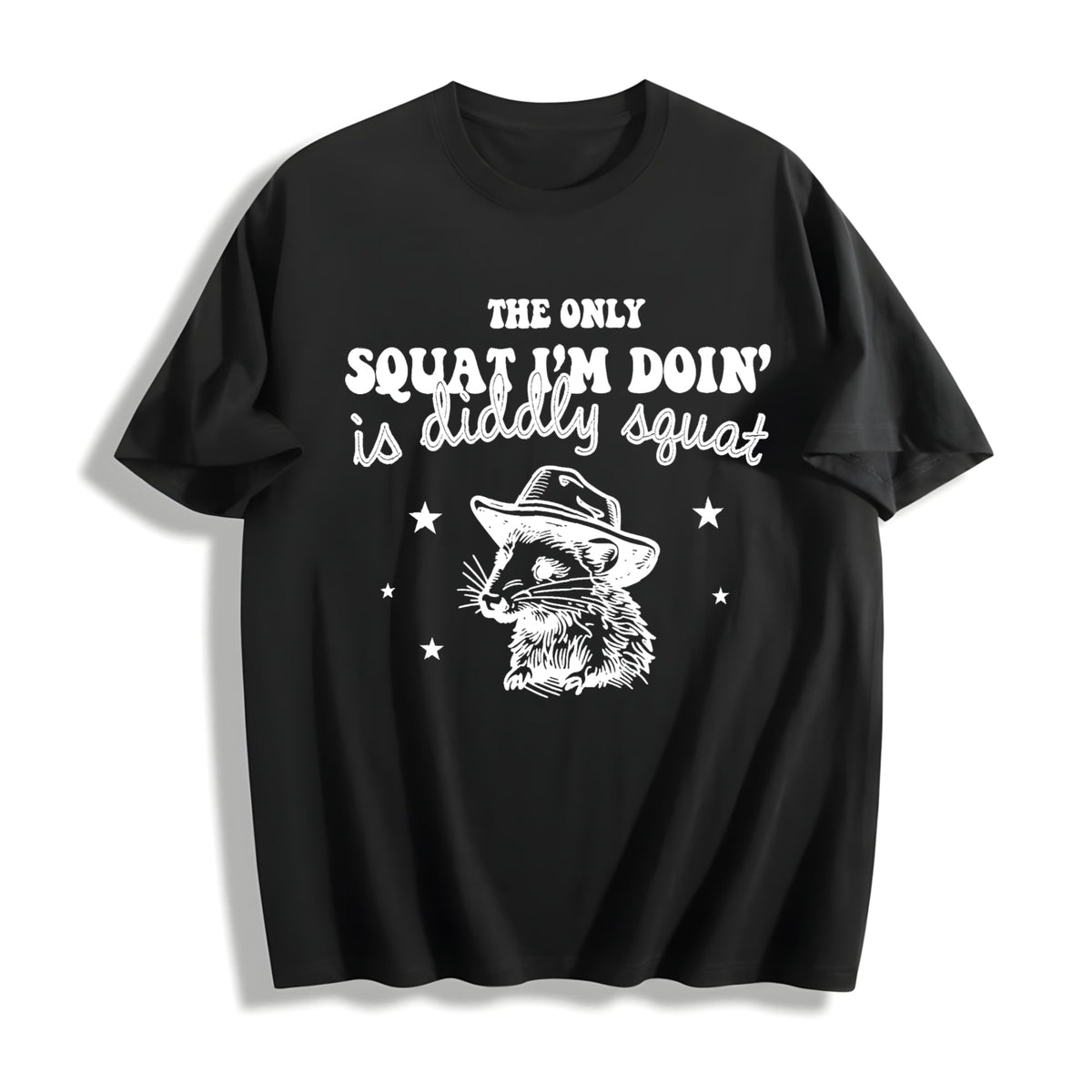 Diddly Squat Possum Funny Cotton T-Shirt product image 1