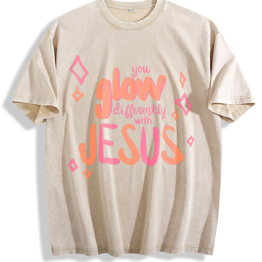 Inspirational Bible Verse With Walk Vintage Washed T-Shirt product image 1