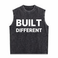 Built Different Men's Washed Tank Top