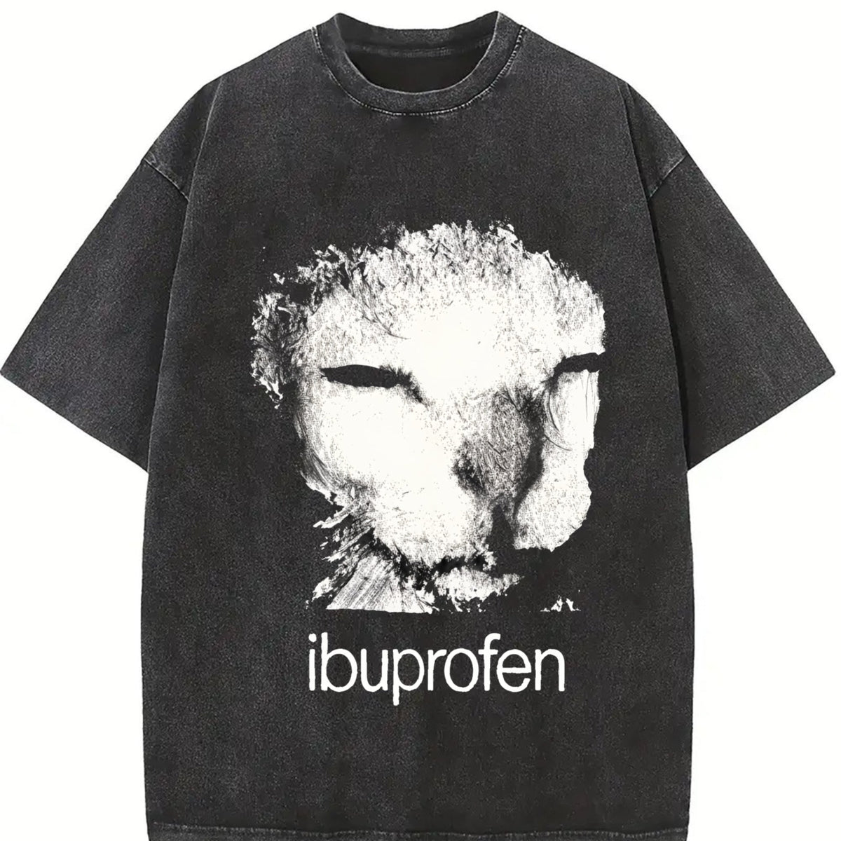 Ibuprofen Cat Vintage Washed T-Shirt product image 2