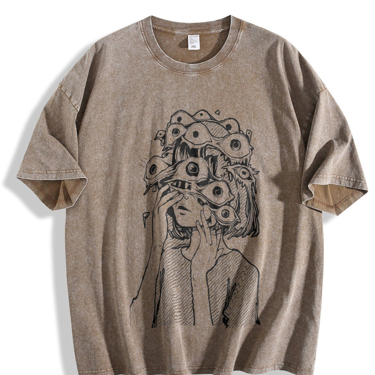 Short-sleeved American Vintage Washed T-Shirt product image 3