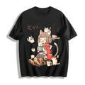 Summer A Cat Ear Cotton T-Shirt product image 1
