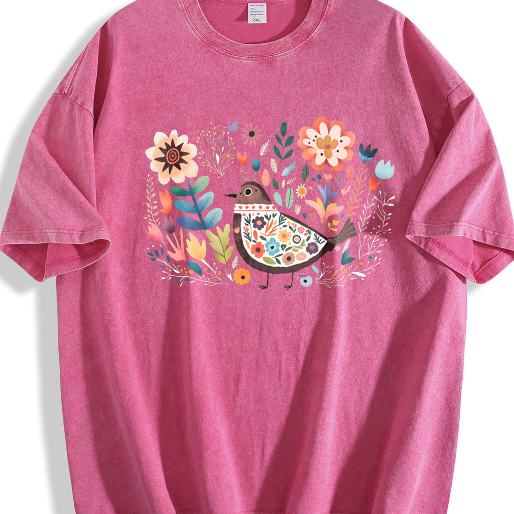 Mexican And Bohemian Vintage Washed T-Shirt product image 7