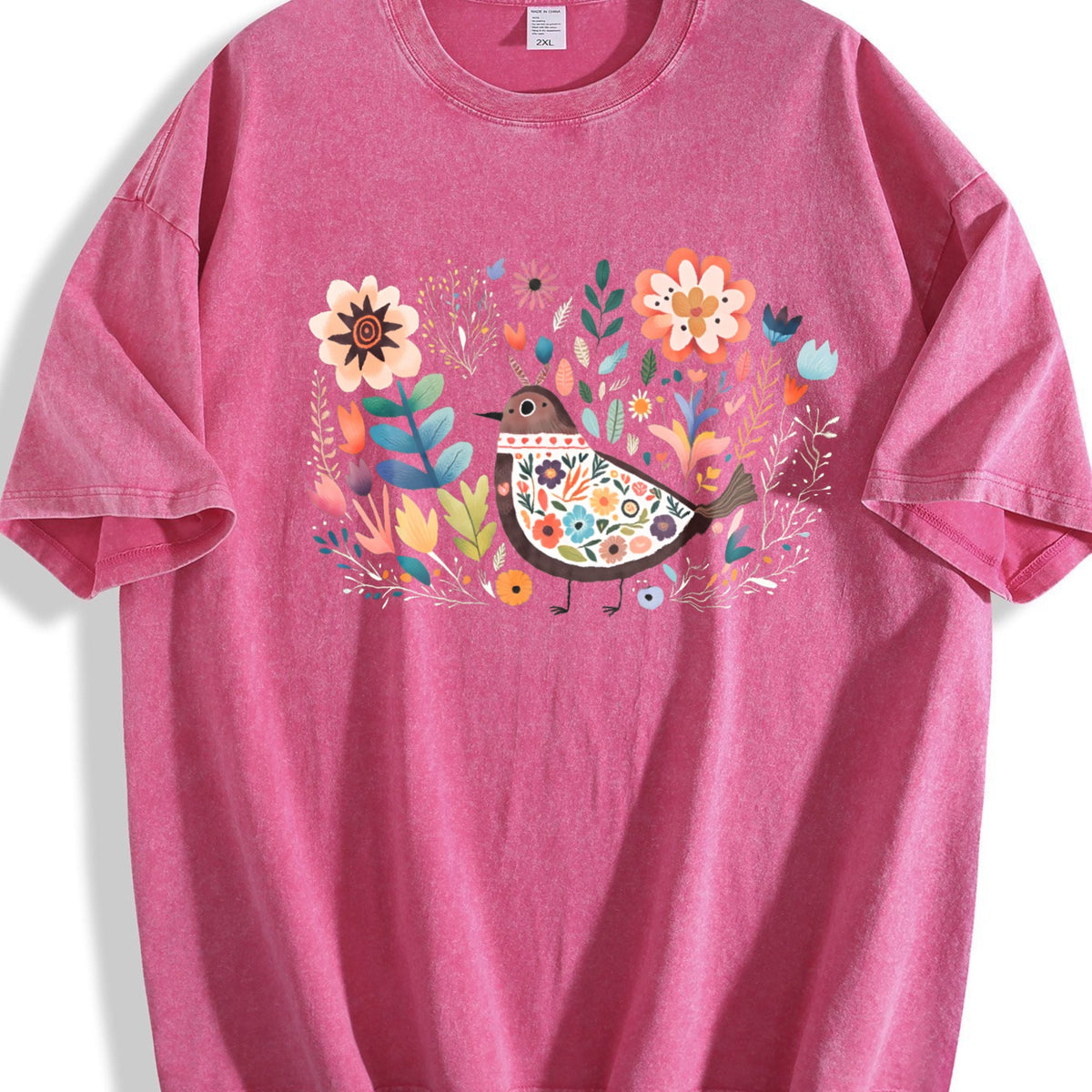 Mexican And Bohemian Vintage Washed T-Shirt product image 7
