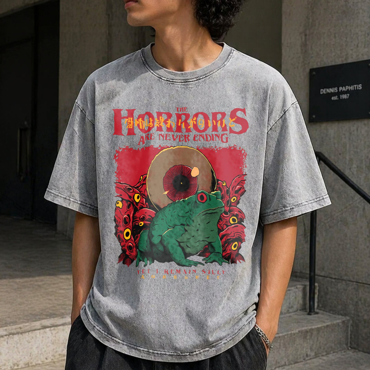 Horrors Are Never Ending Vintage Washed T-Shirt product image 5