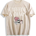 Caffeine And Chaos Vintage Washed T-Shirt product image 1