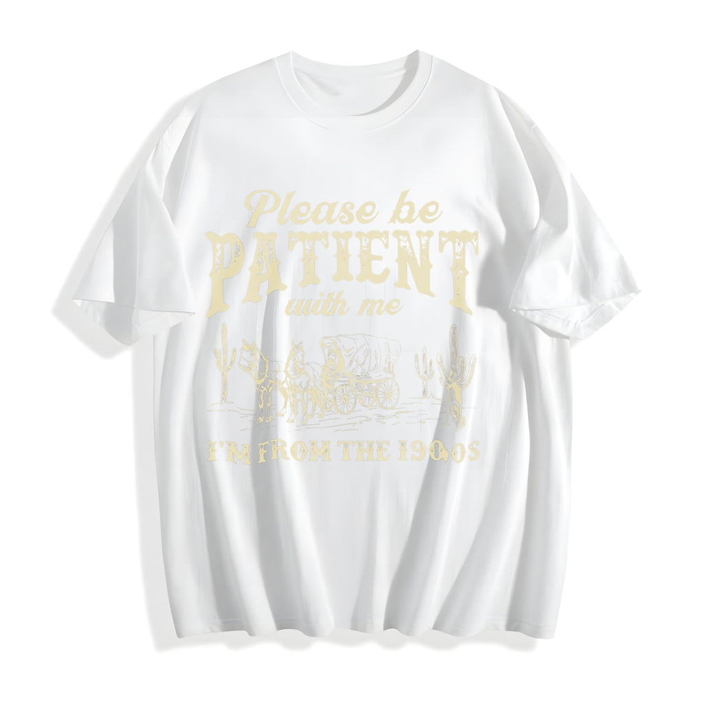 Please Be Patient With Me I'm From The 1900s Cotton T-Shirt product image 2