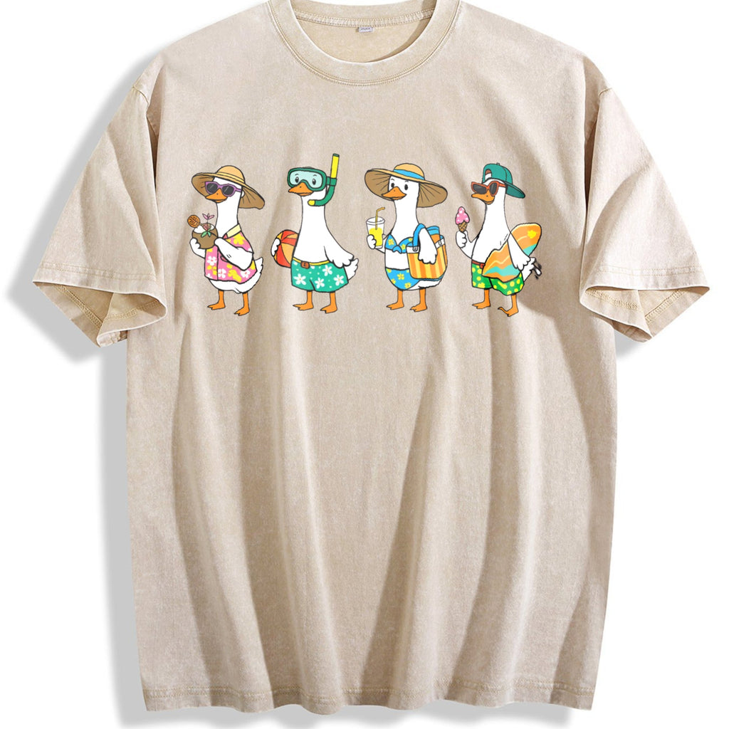 Silly Goose Summer Vintage Washed T-Shirt product image 1