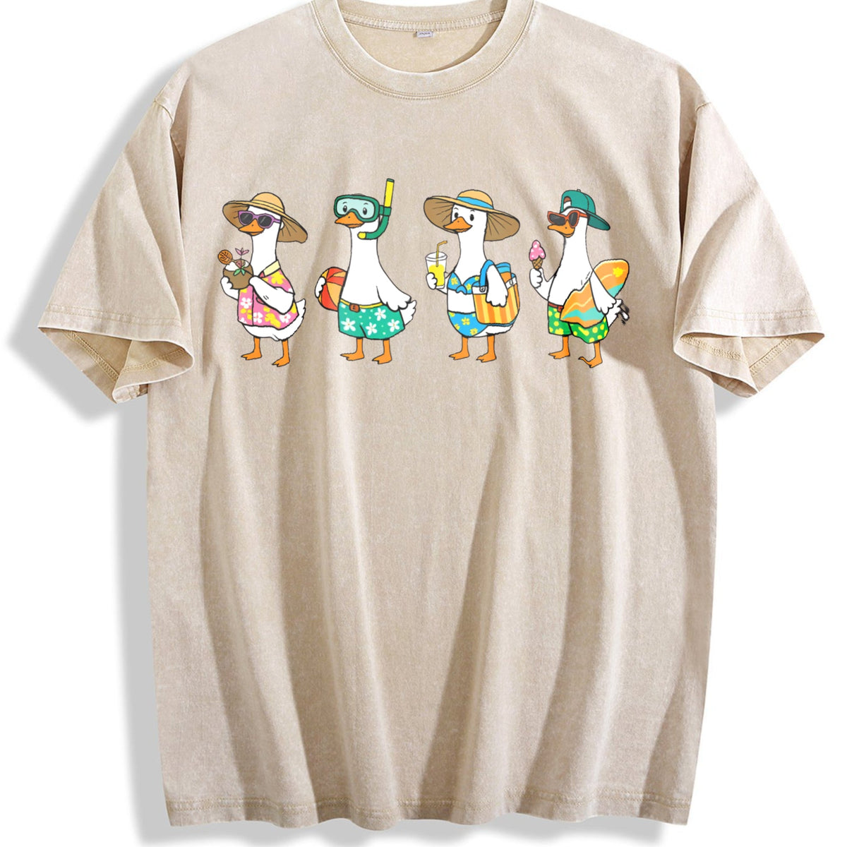 Silly Goose Summer Vintage Washed T-Shirt product image 1