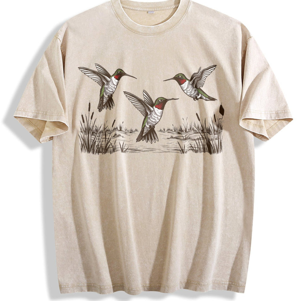 Hummingbird 90s Vintage Washed T-Shirt product image 1