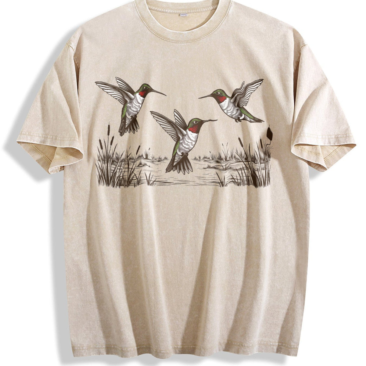 Hummingbird 90s Vintage Washed T-Shirt product image 1
