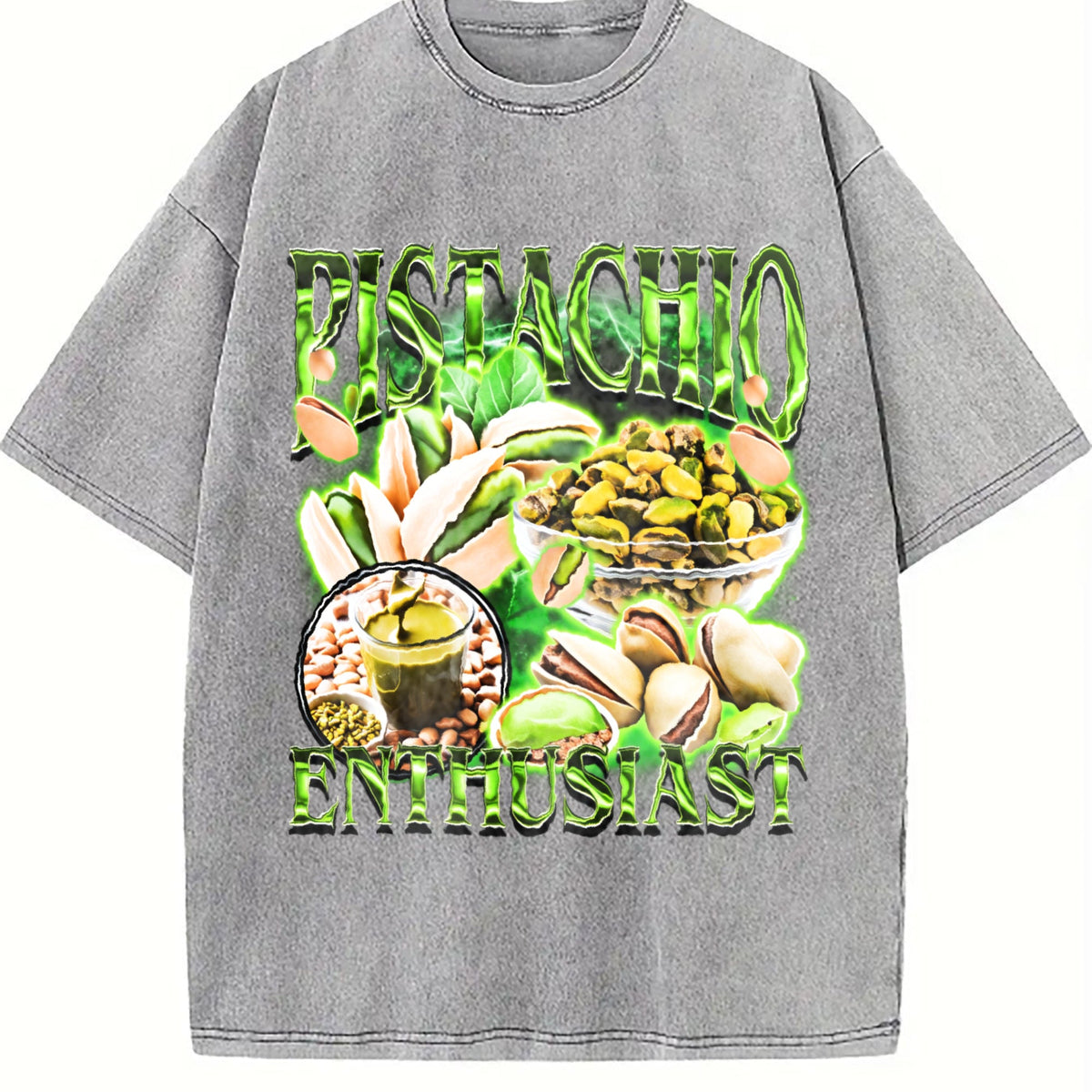 Pistachio Enthusiast 90s Vintage Washed T-Shirt product image 5