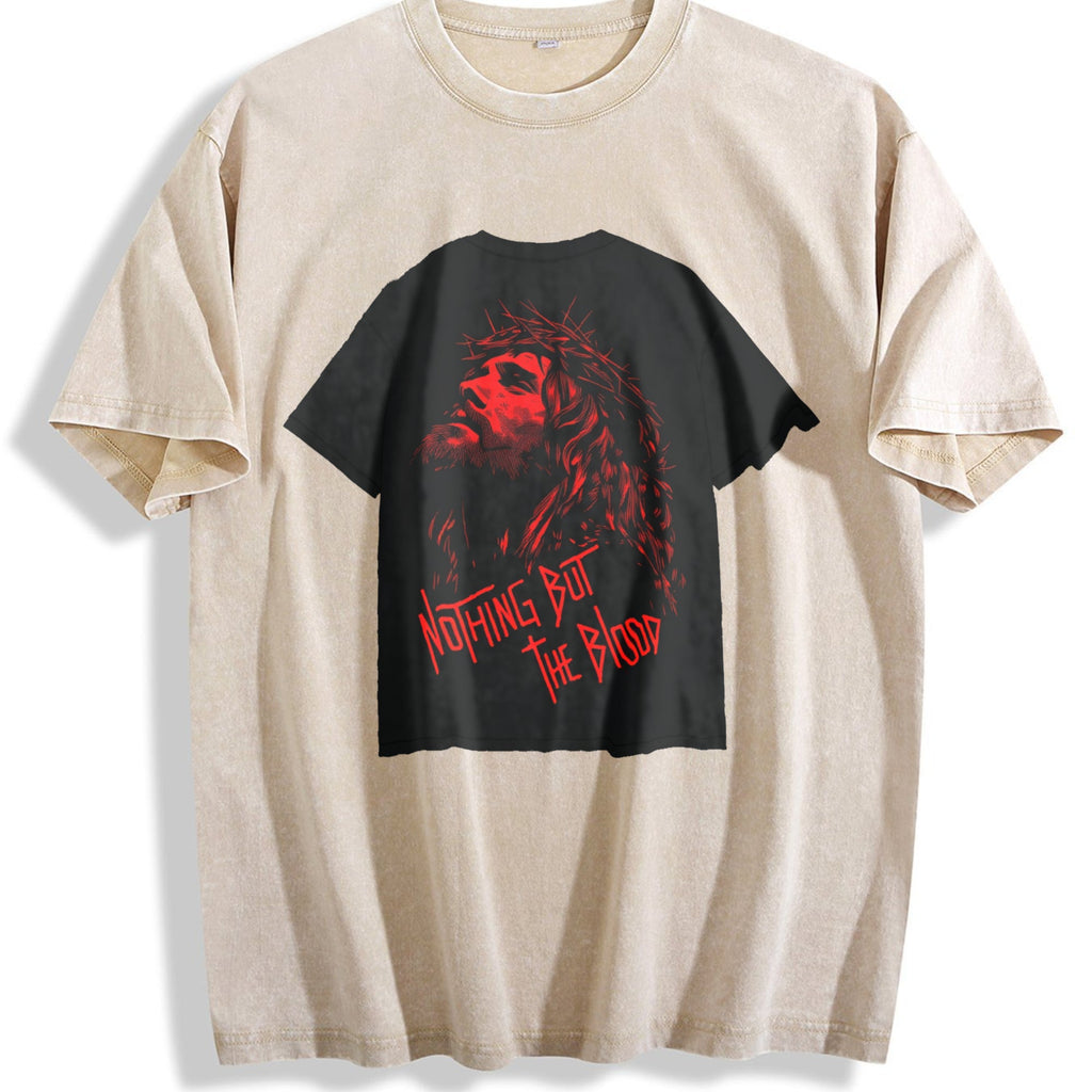Christian Crown Of Thorns Vintage Washed T-Shirt product image 1