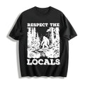 Respect The Locals Bigfoot Cotton T-Shirt product image 1