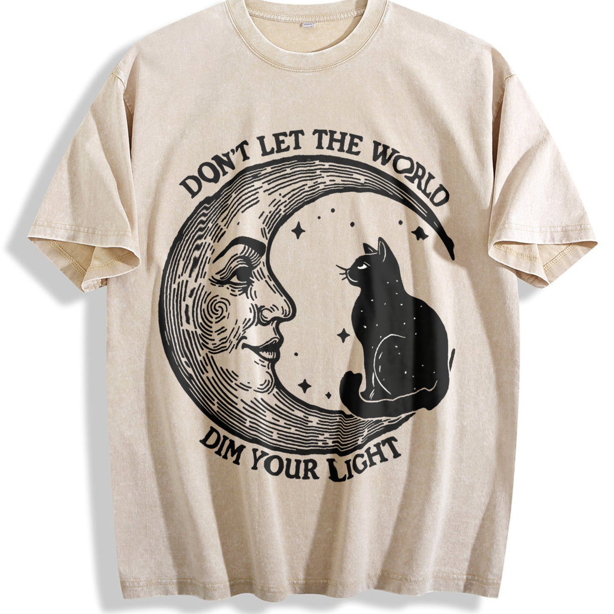 Don't Let The World Dim Your Light Moon And Cat Water product image 1