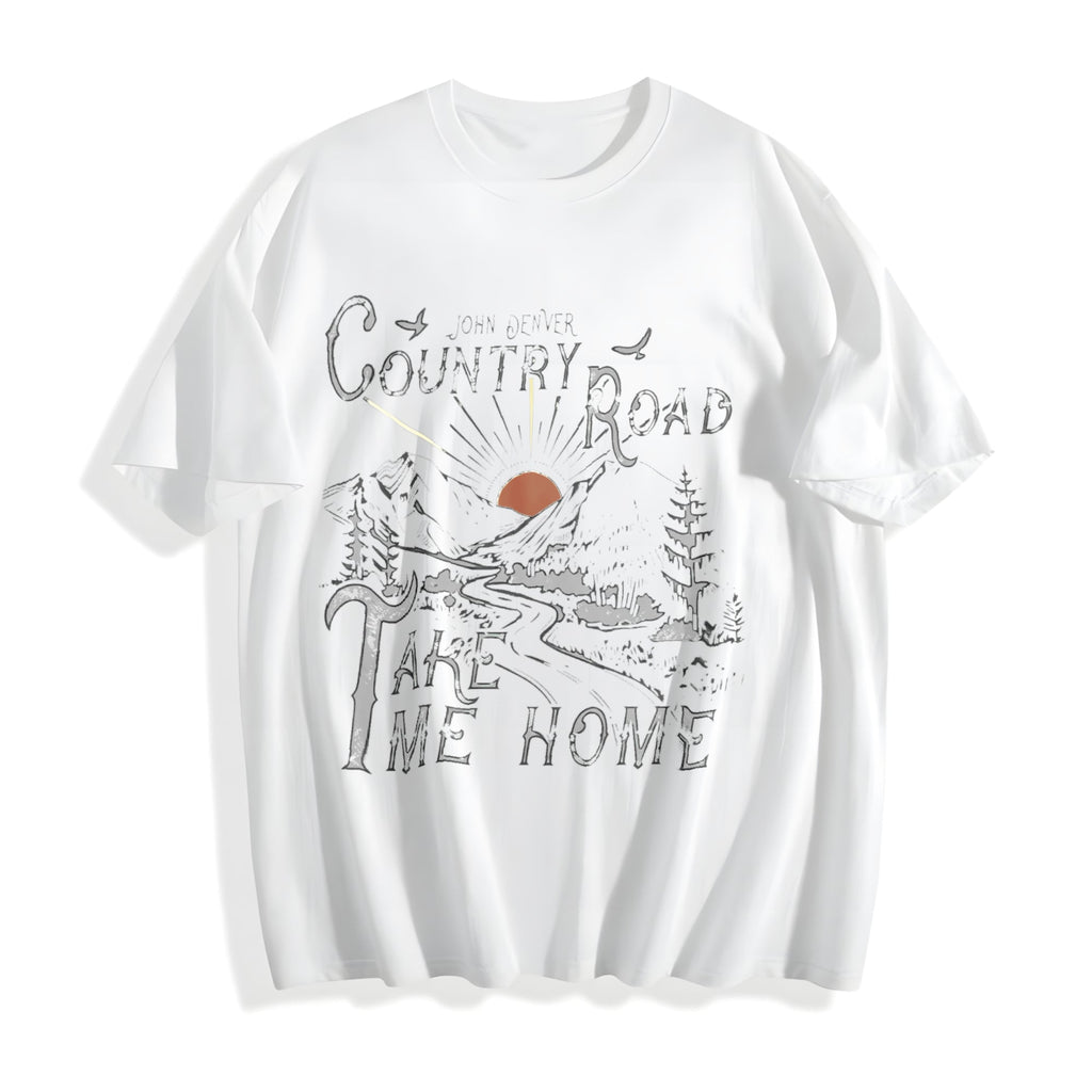 Country Roads Take Me Home Cotton T-Shirt product image 2
