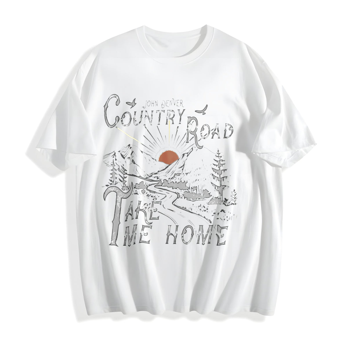 Country Roads Take Me Home Cotton T-Shirt product image 2