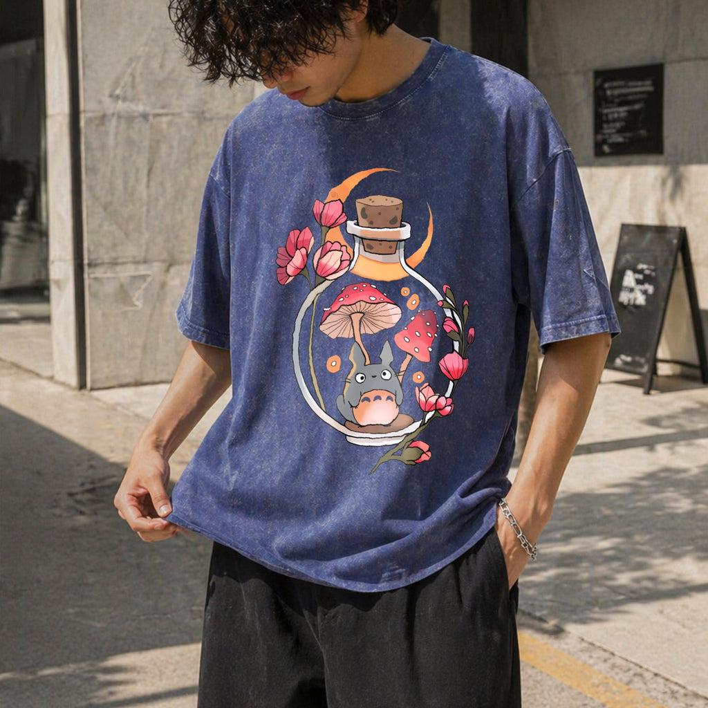 Totoro Mushroom Vintage Washed T-Shirt product image 8