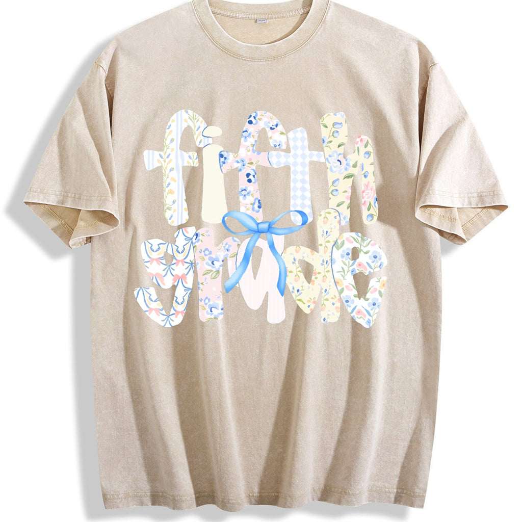 Fifth Grade Teacher Vintage Washed T-Shirt product image 1