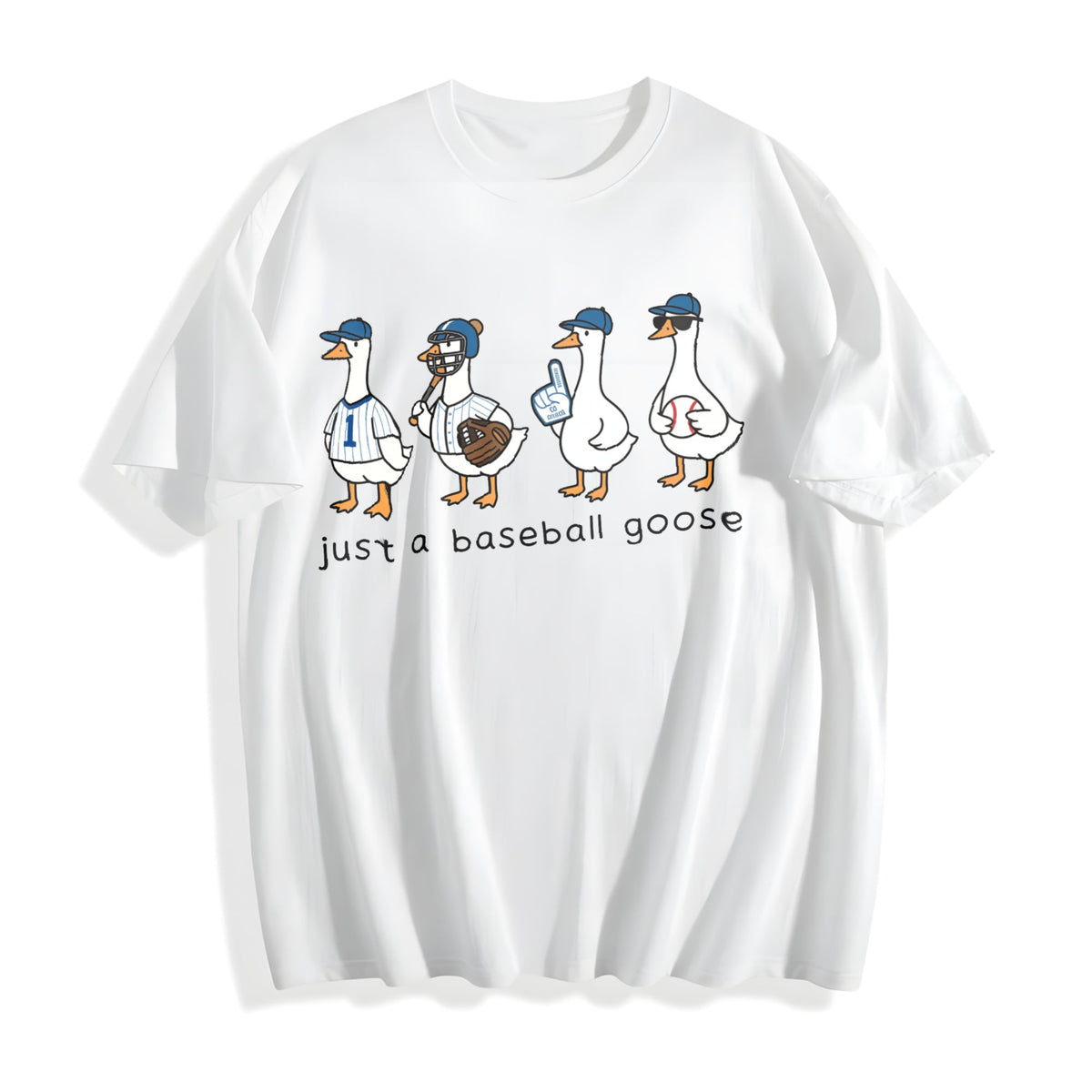 Baseball Goose Game Day Cotton T-Shirt product image 2