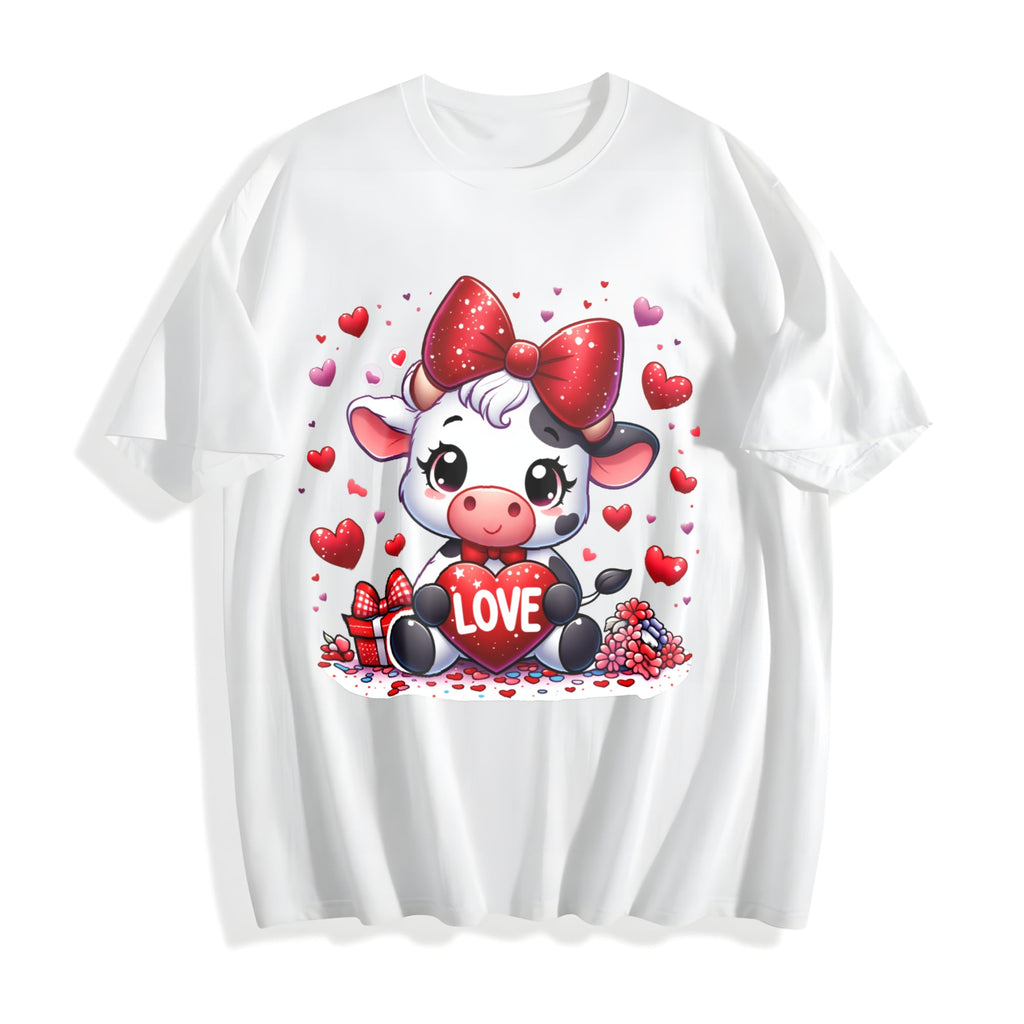 Winter Clothes Cow Wearing Diamond Bow Love Spring Cotton product image 2