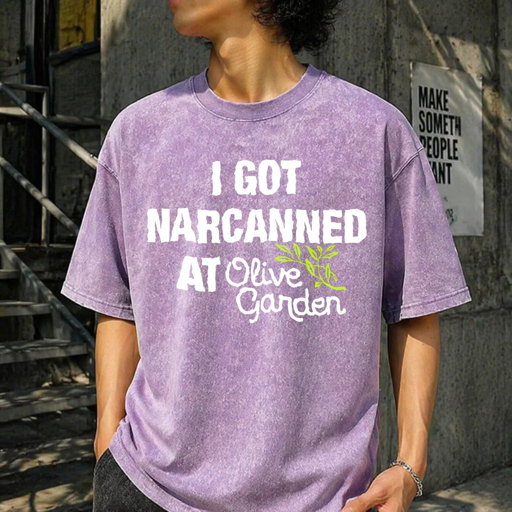 I Got Narcanned At Olive Garden - Funny Vintage Washed product image 6