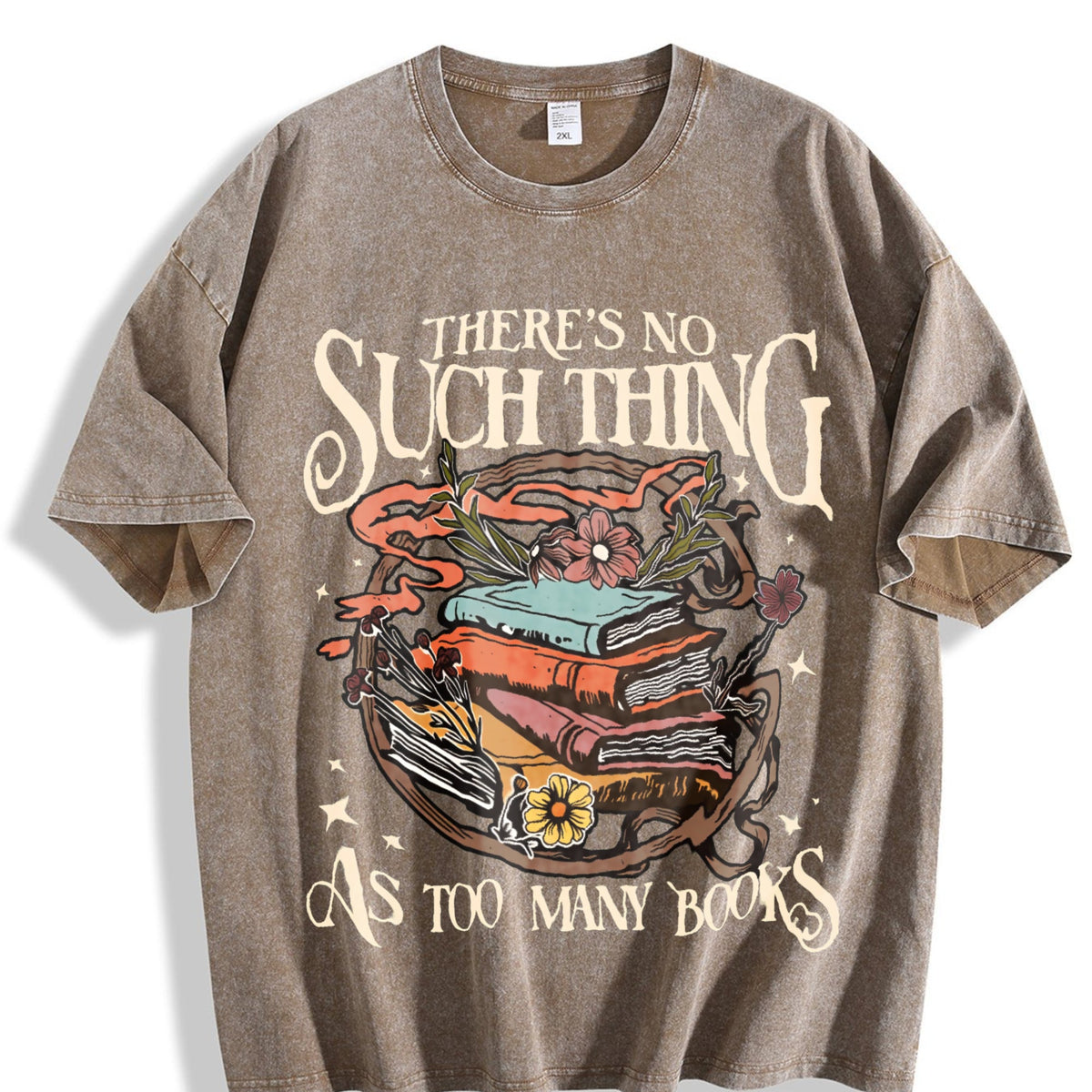 Book Letter Such Thing Vintage Washed T-Shirt product image 3