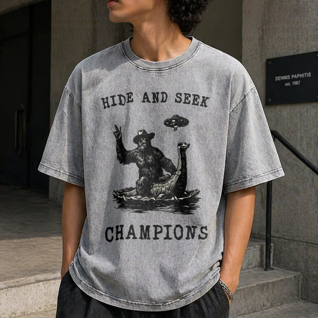 Hide And Seek Champions Vintage Washed T-Shirt product image 5
