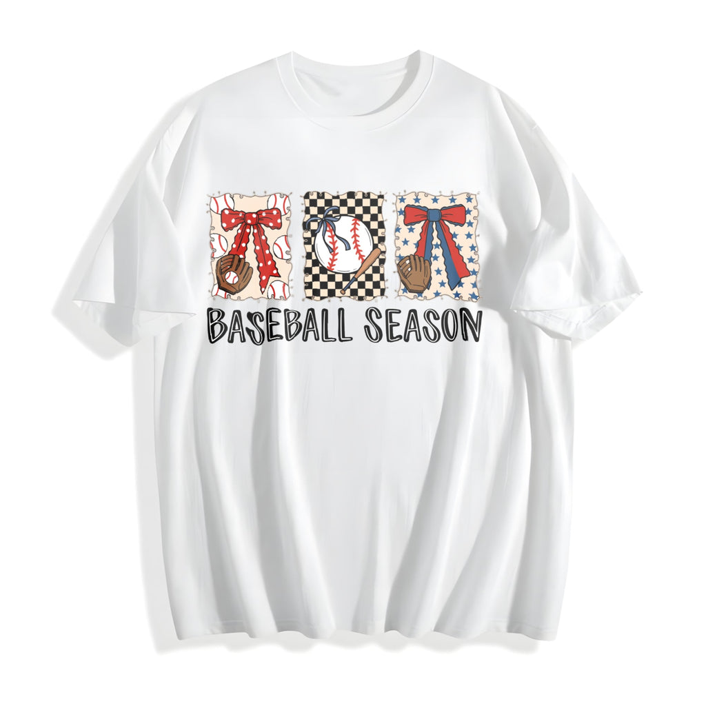 Preppy Baseball Coquette Brushstroke Game Day Cute Cotton product image 2