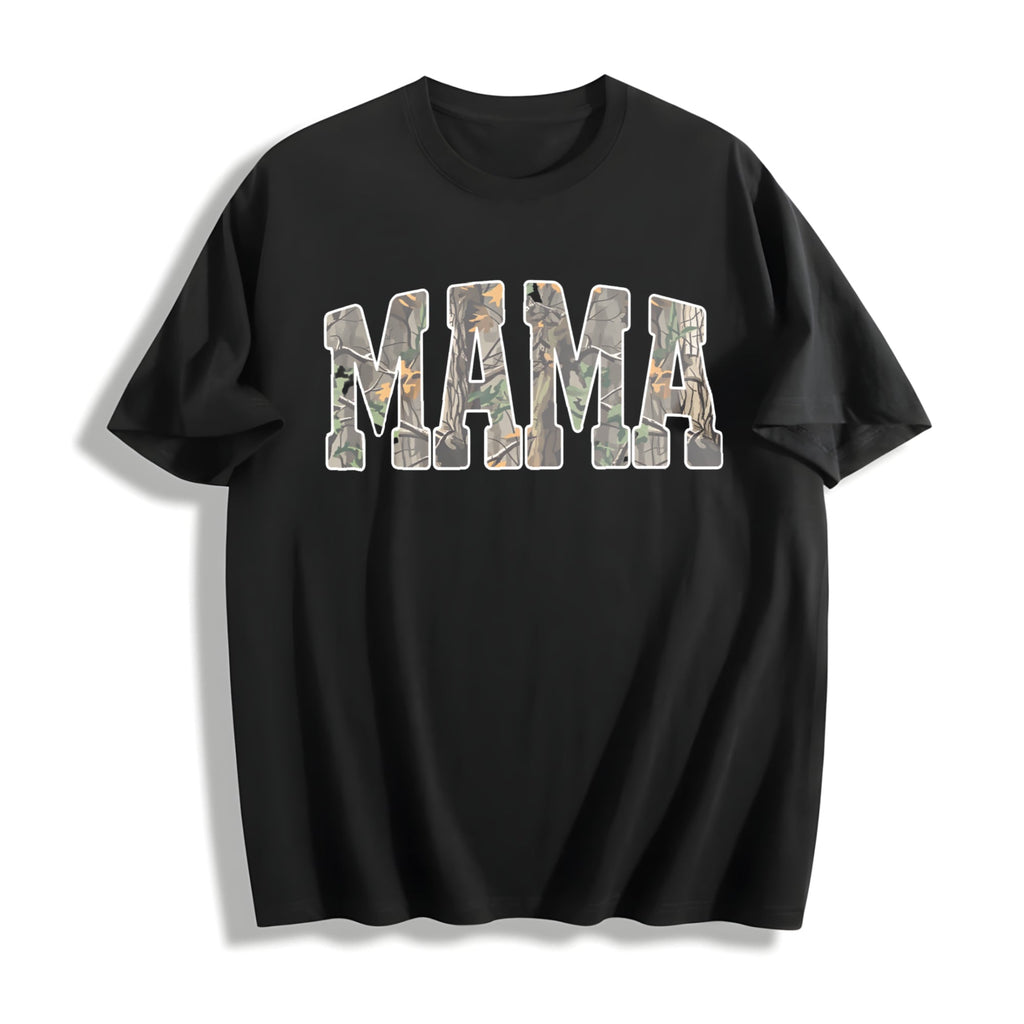 Hunting Mama Camo Western Cotton T-Shirt product image 1