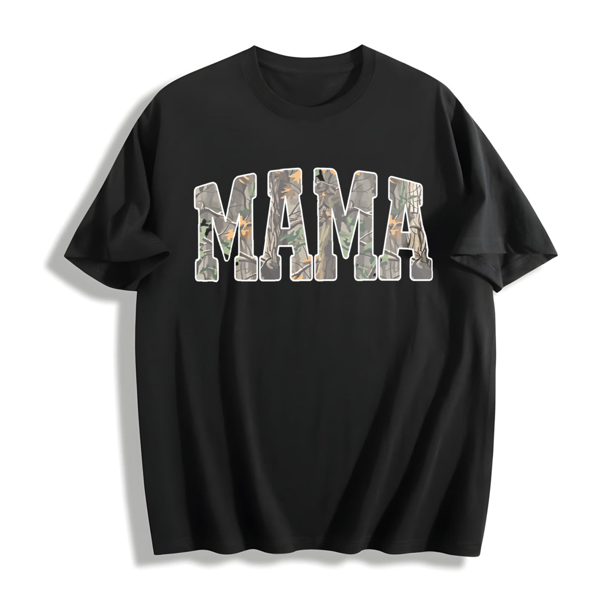 Hunting Mama Camo Western Cotton T-Shirt product image 1