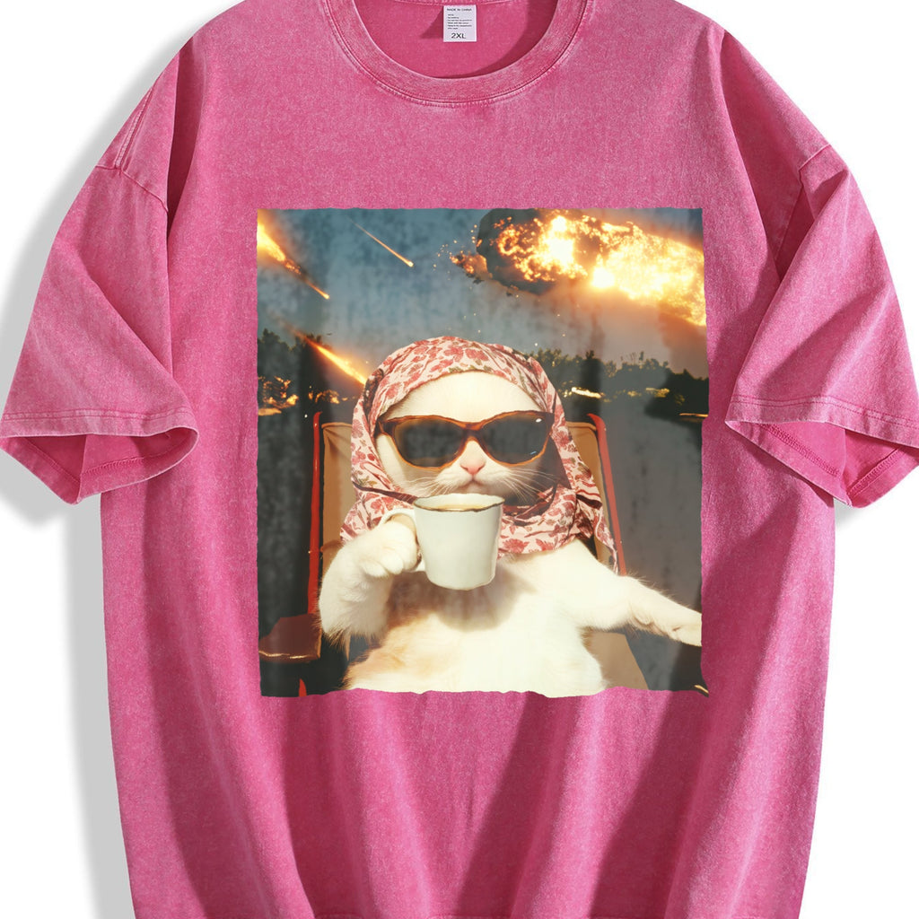 Letter Summer Layerable Vintage Washed T-Shirt product image 5