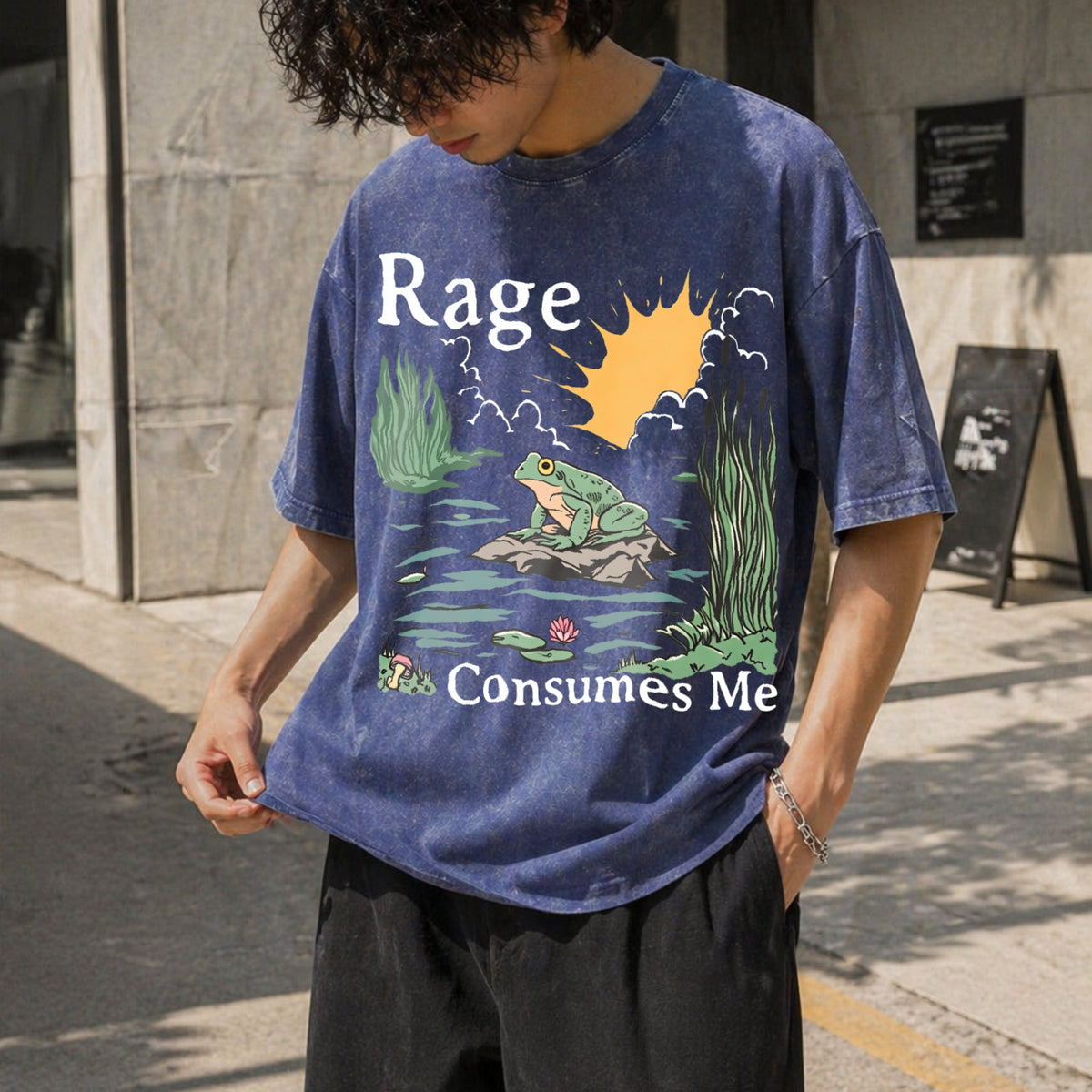 Rage Consumes Me Vintage Washed T-Shirt product image 8