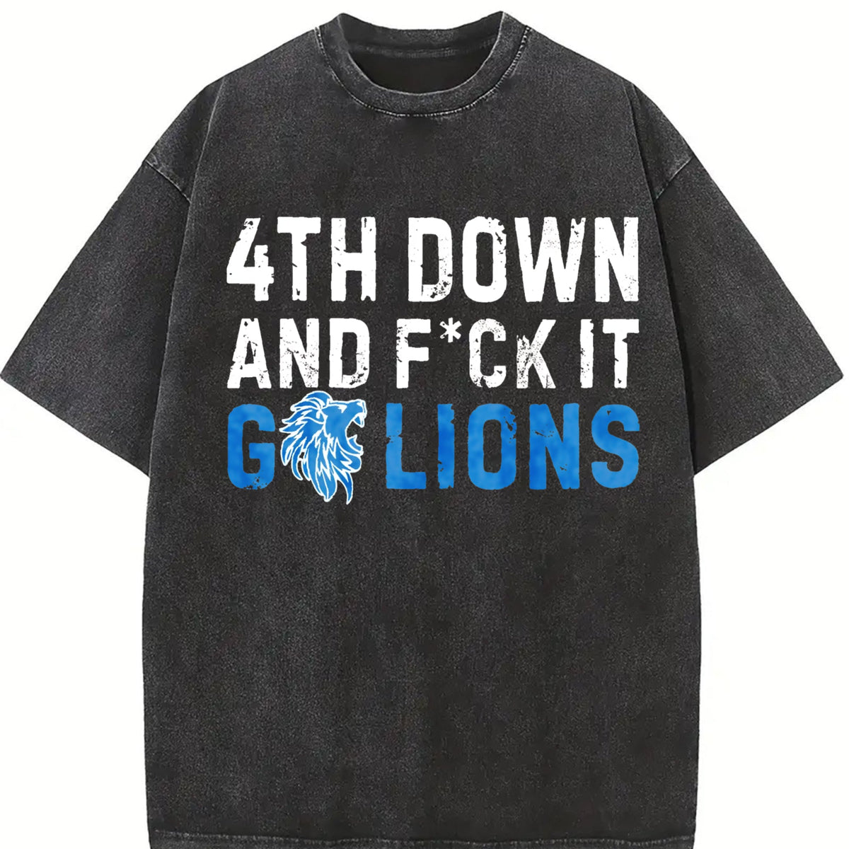 Go Lions - 100 Touch Down Vintage Washed T-Shirt product image 2