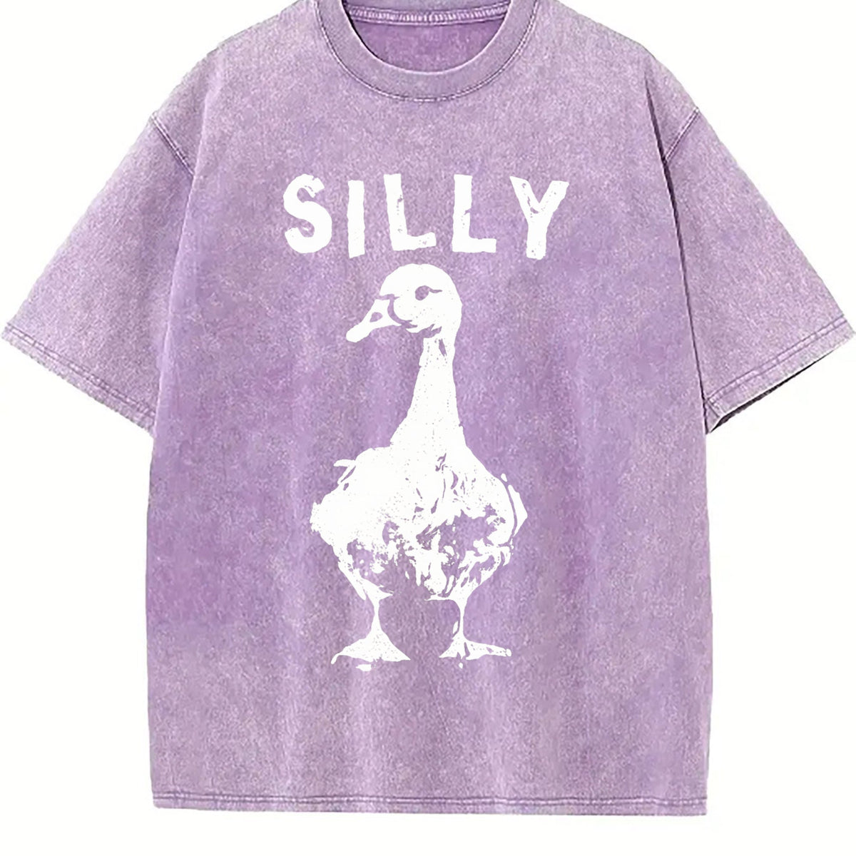 Silly Goose Boxy Classic Animal Meme Y2K Vintage Washed product image 6