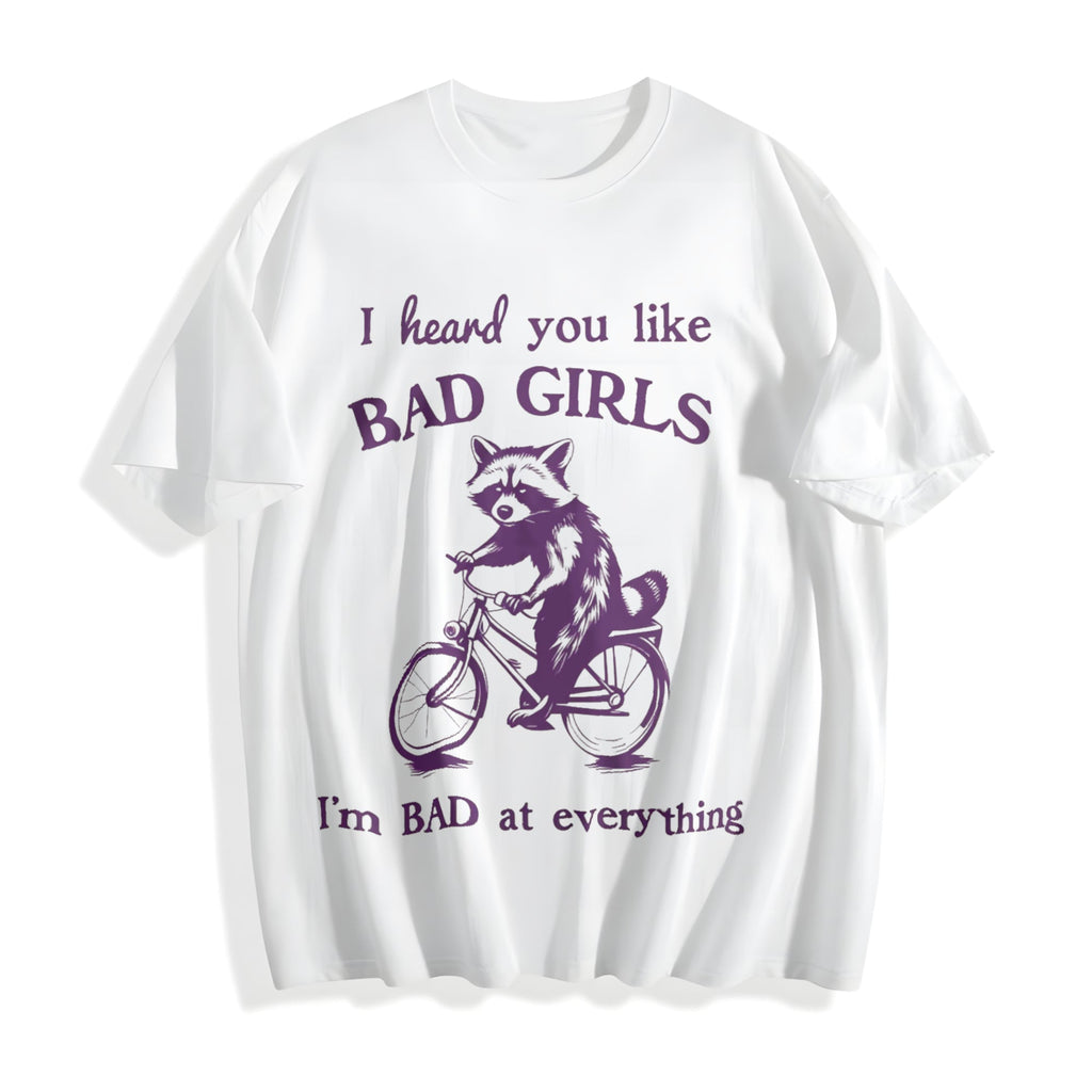 I Heard You Like Bad Girls Cotton T-Shirt product image 2