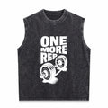 Funny Gym Workout - One More Rep Weightlifting Men's Washed Tank Top