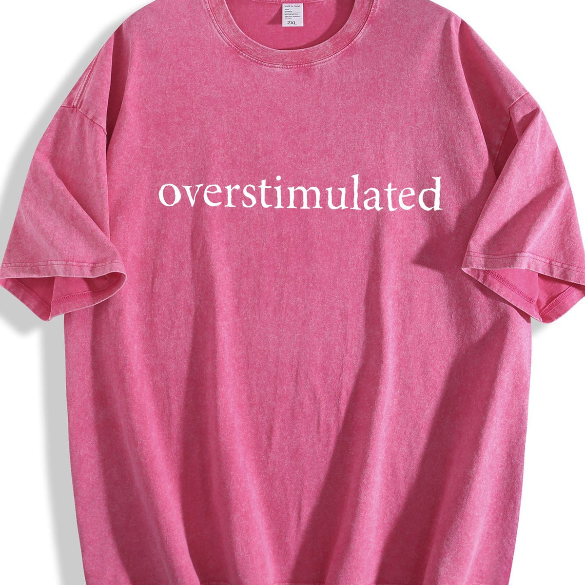 Ladies' American Pink Overstimulated Letter Large Short product image 7