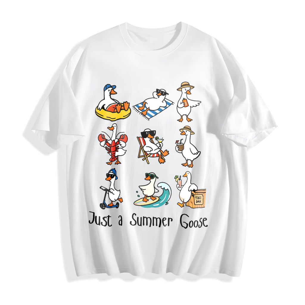 Just A Summer Goose Cotton T-Shirt product image 2