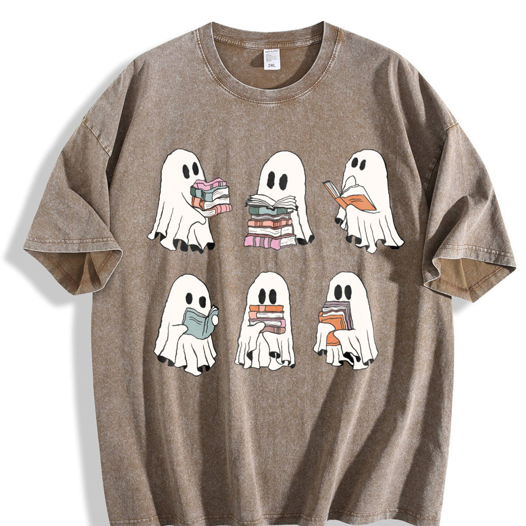 Ghost Reading Vintage Washed T-Shirt product image 3