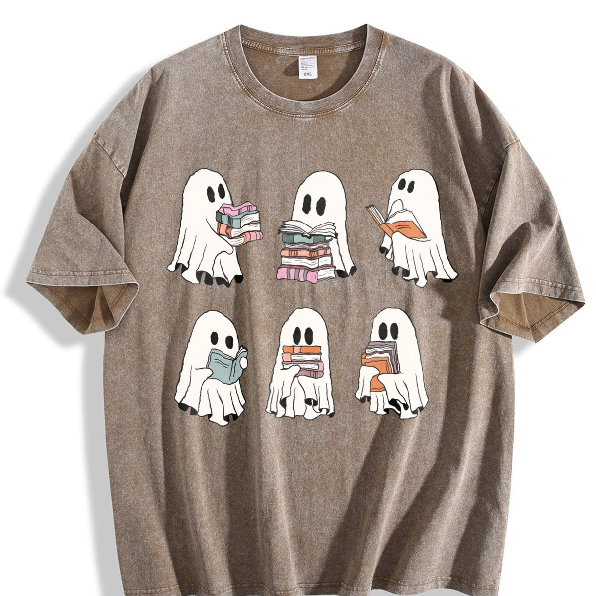 Ghost Reading Vintage Washed T-Shirt product image 3