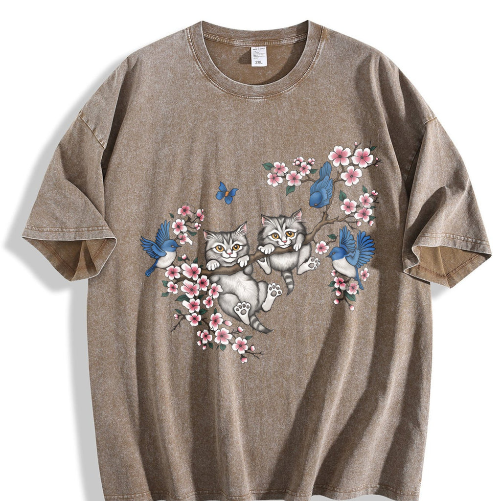Kitten Vintage Washed T-Shirt product image 3