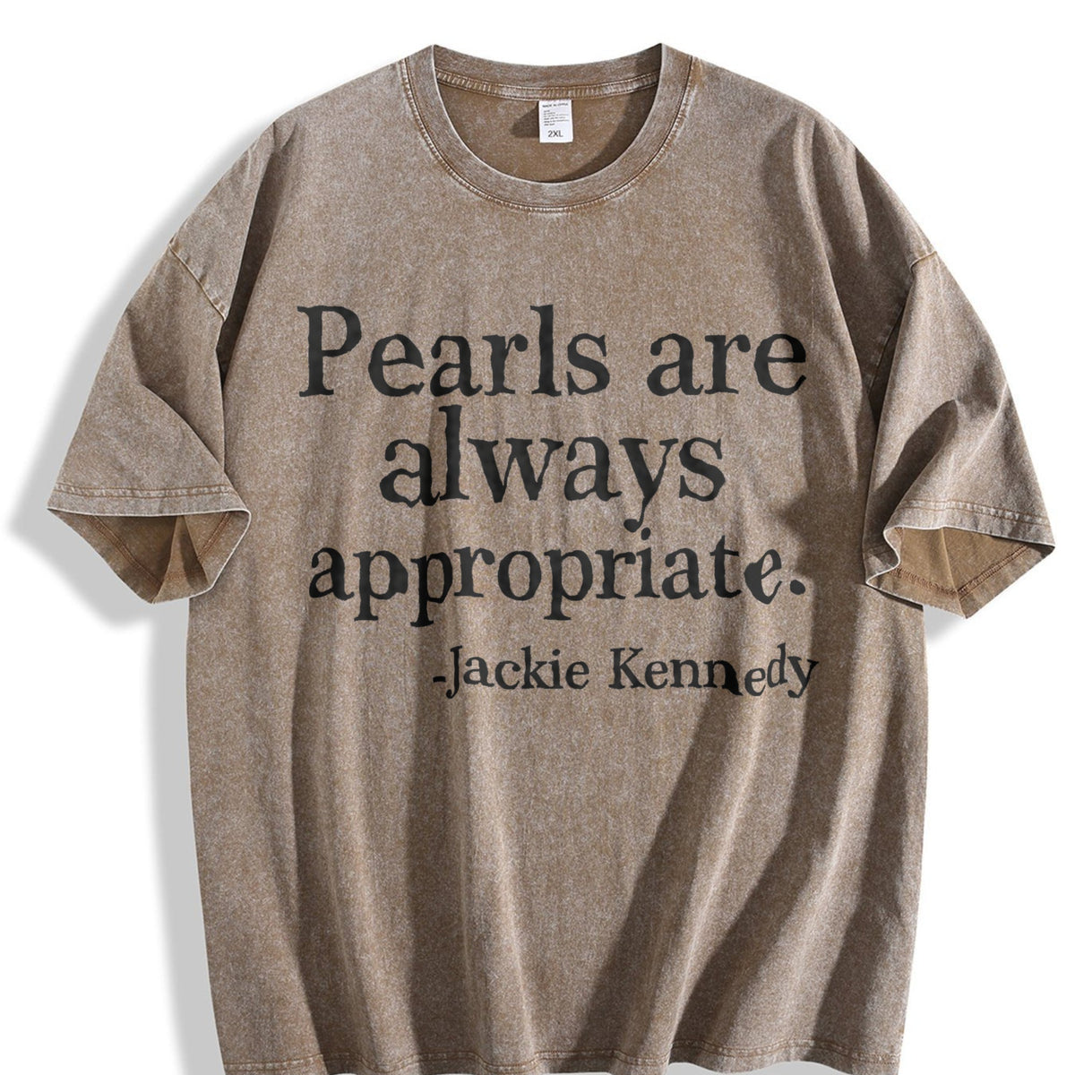 Letter Pearl Summer Vintage Washed T-Shirt product image 3