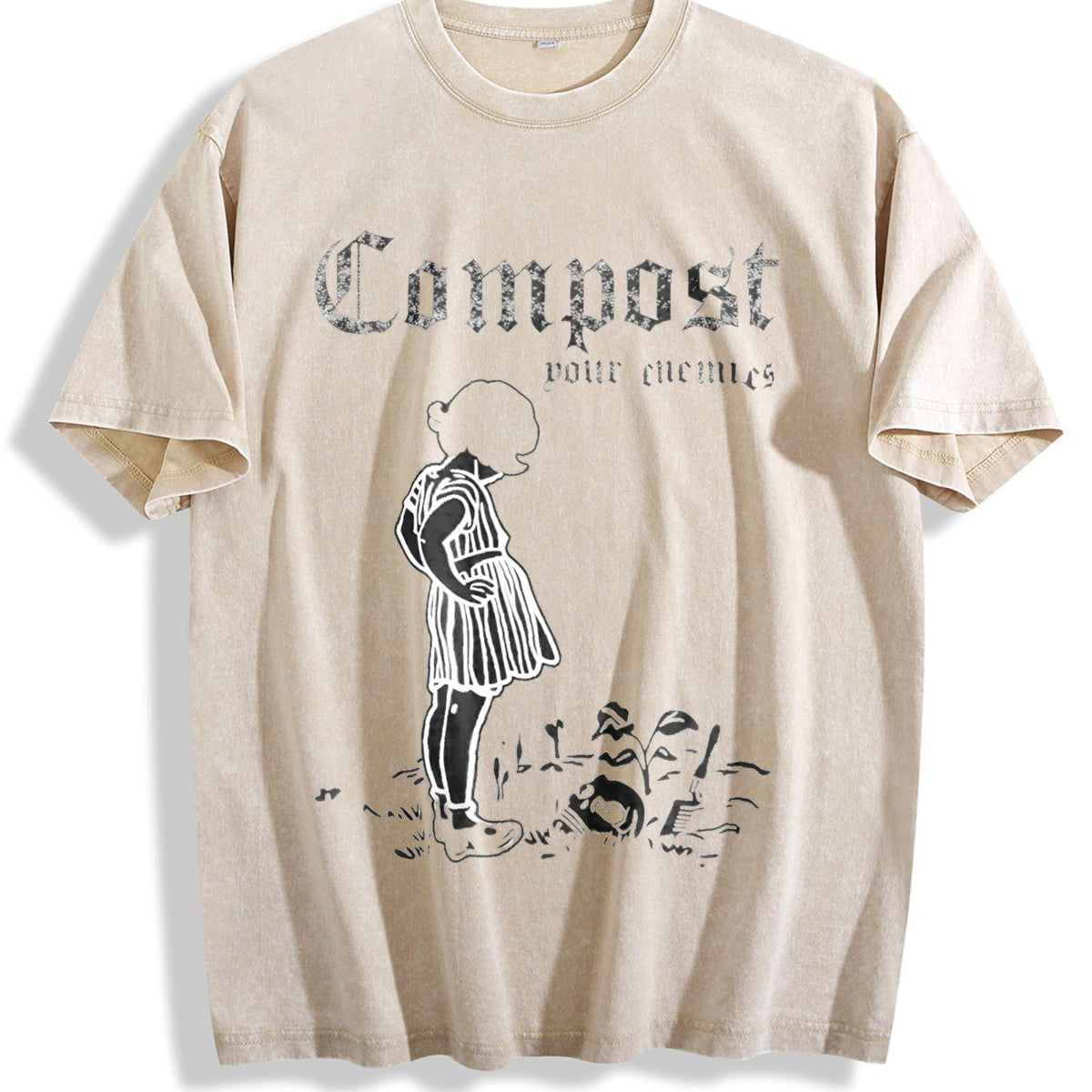 Compost Your Enemies Dropped Shoulder Hip-hop Vintage product image 1