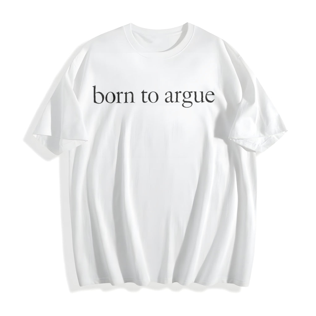 Born To Argue Cotton T-Shirt product image 2