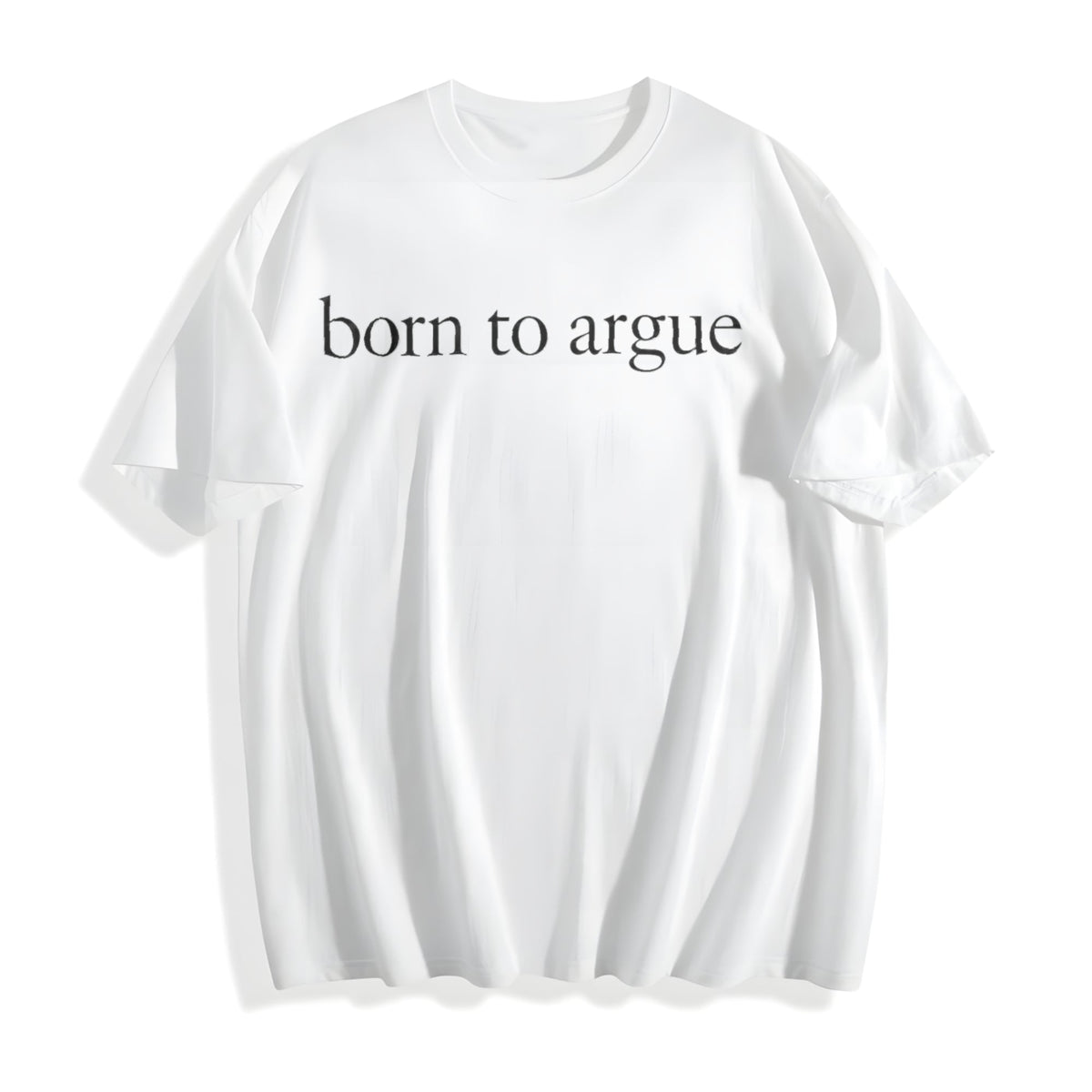 Born To Argue Cotton T-Shirt product image 2
