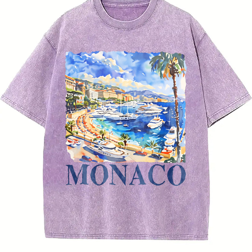Monaco Italy Vintage Washed T-Shirt product image 6